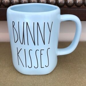 Rae Dunn - ‘Bunny Kisses ’ (blue inside & out)) mug. NWT Firm! No offers!